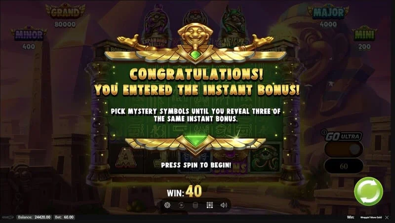Wrappin' More Gold - zagon vgrajenega kroga